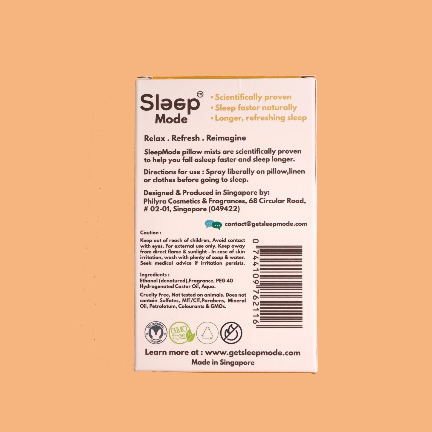 Sleep Mode Citrus Delight Pillow Mist